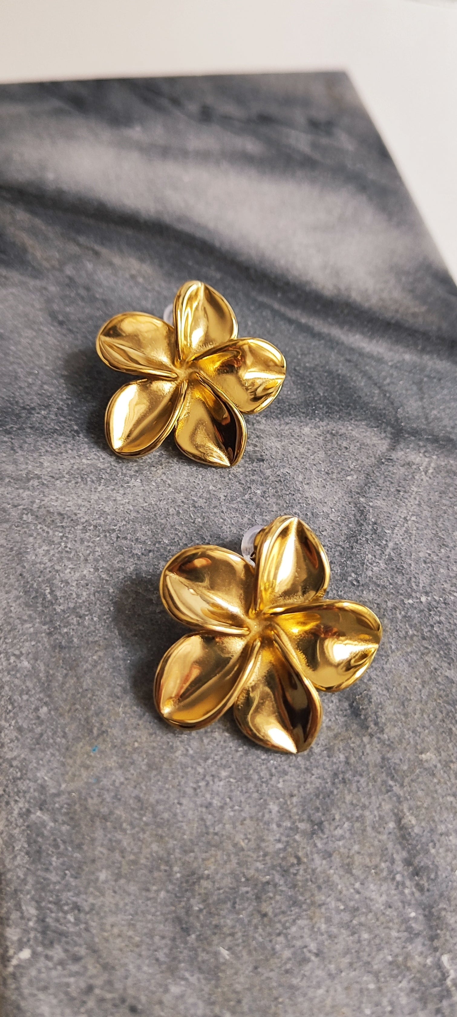 Boucles d'oreilles "Frangipane"