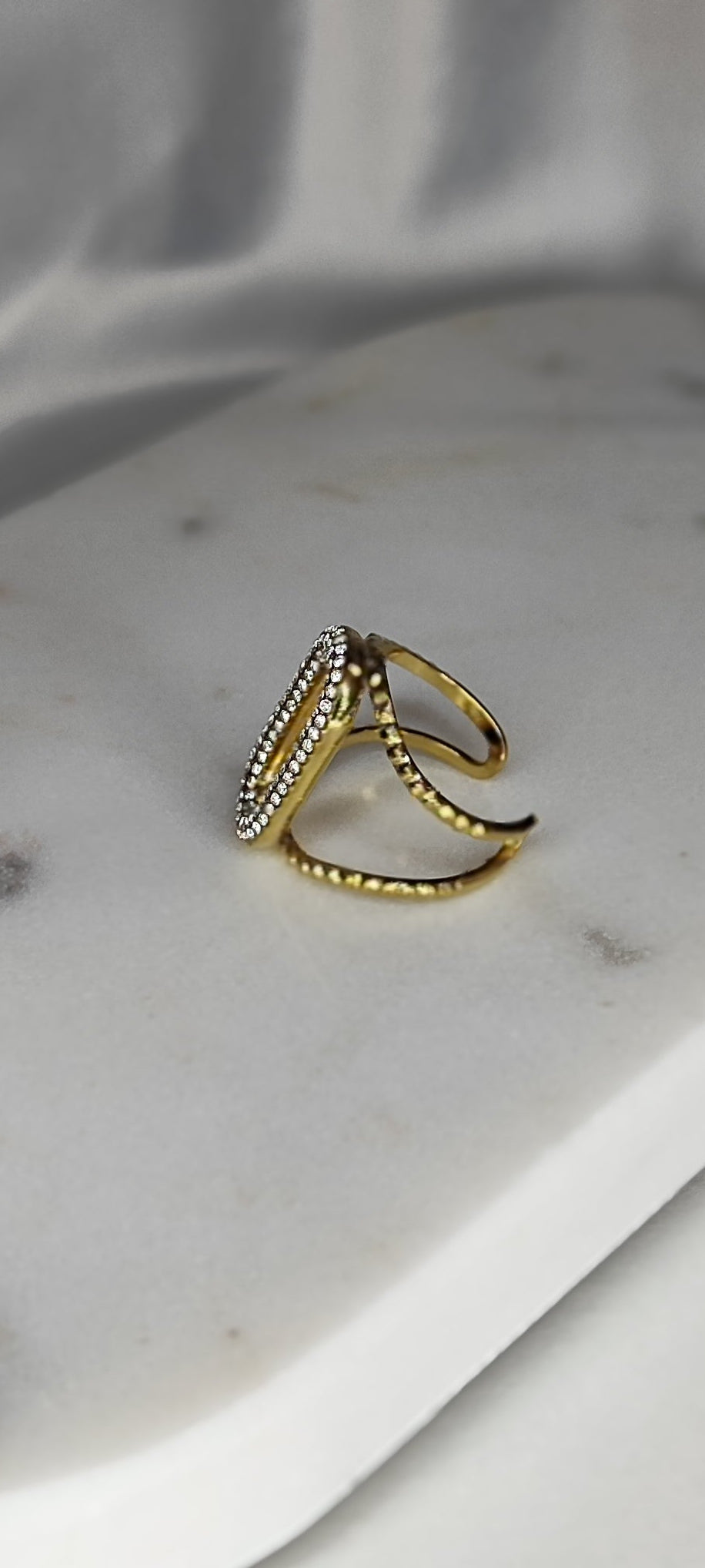 Bague "Golden hour"