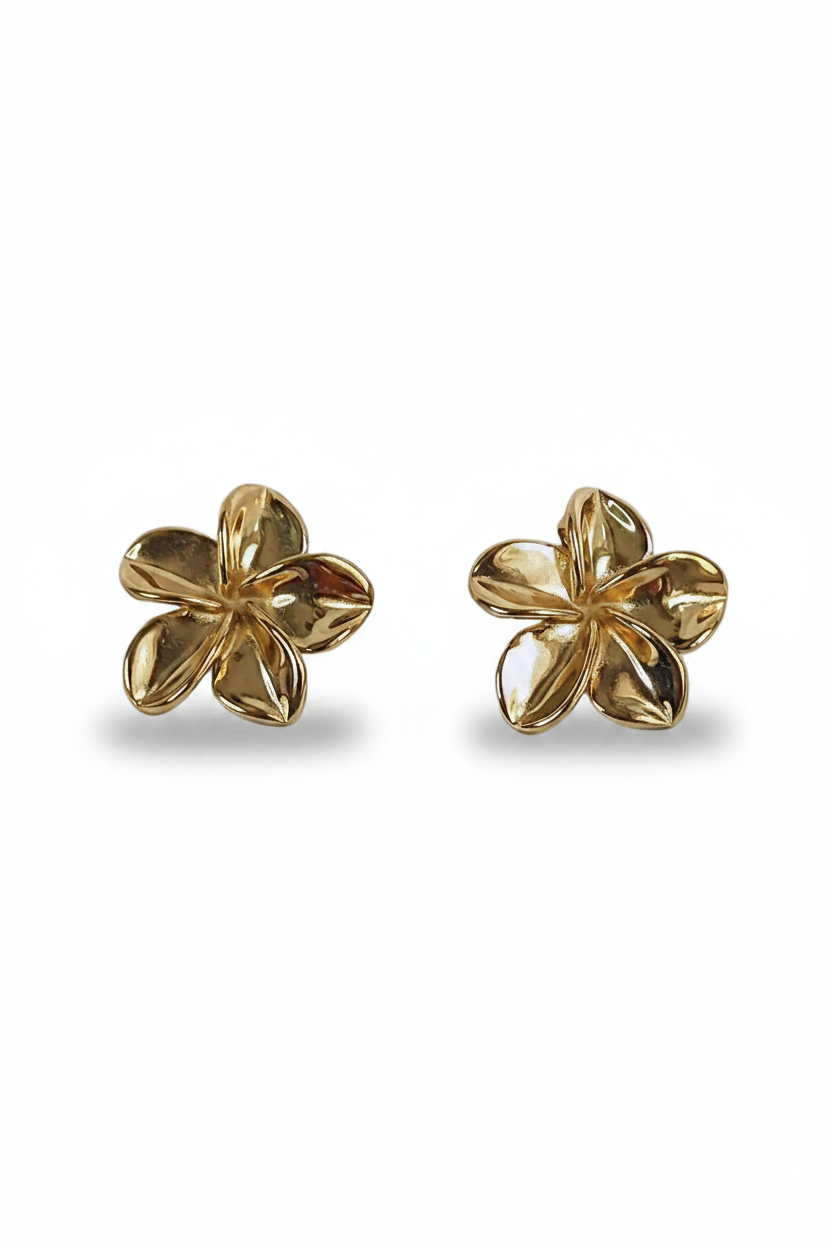 Boucles d'oreilles "Frangipane"