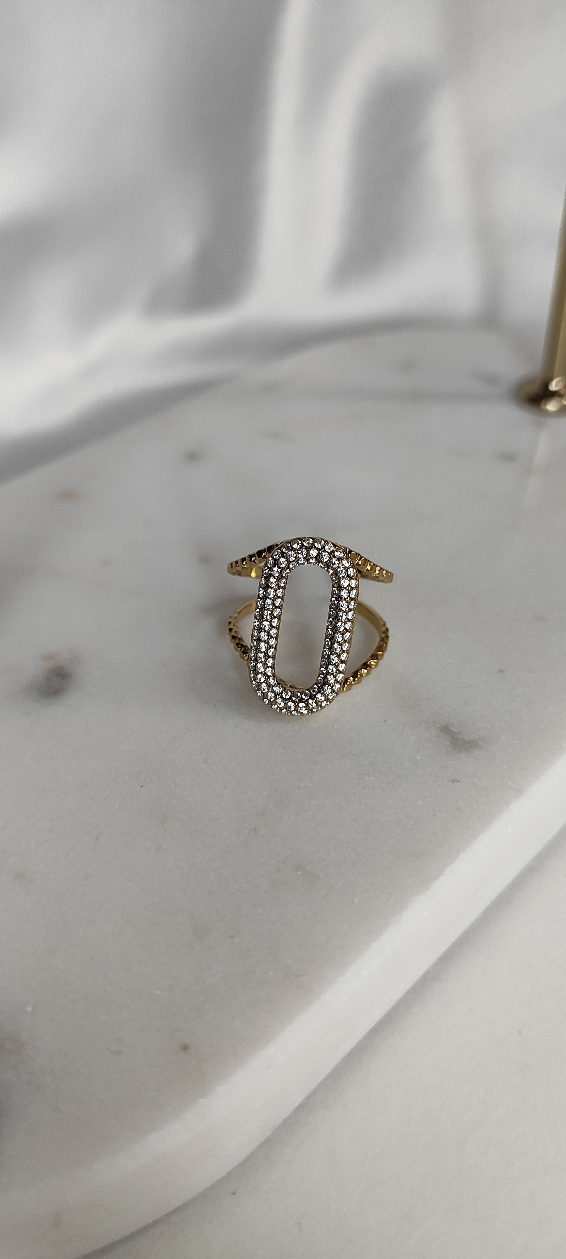 Bague "Golden hour"