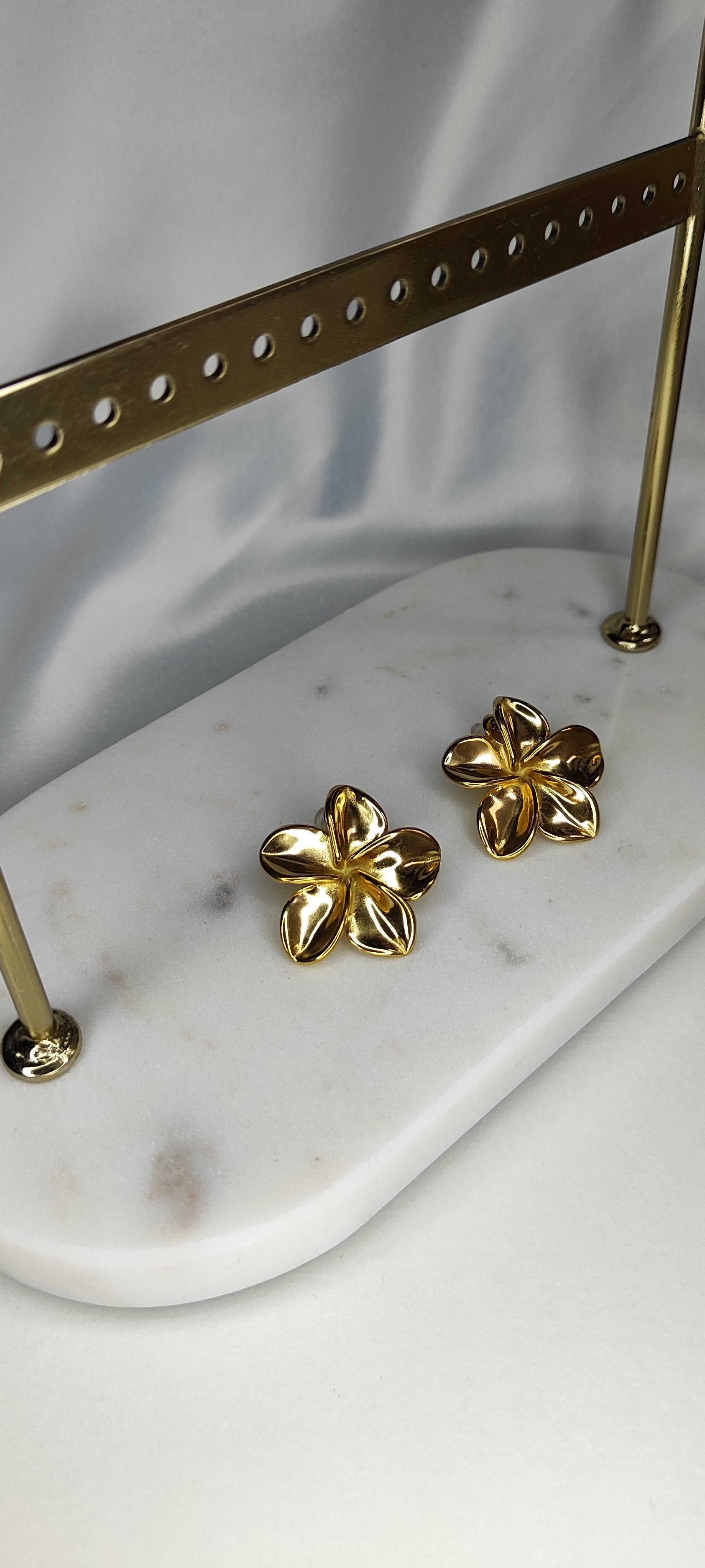 Boucles d'oreilles "Frangipane"