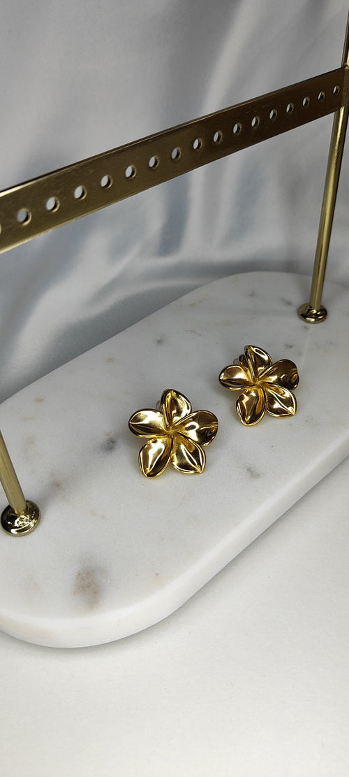 Boucles d'oreilles "Frangipane"