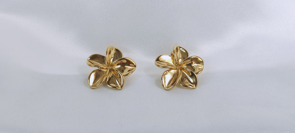 Boucles d'oreilles "Frangipane"