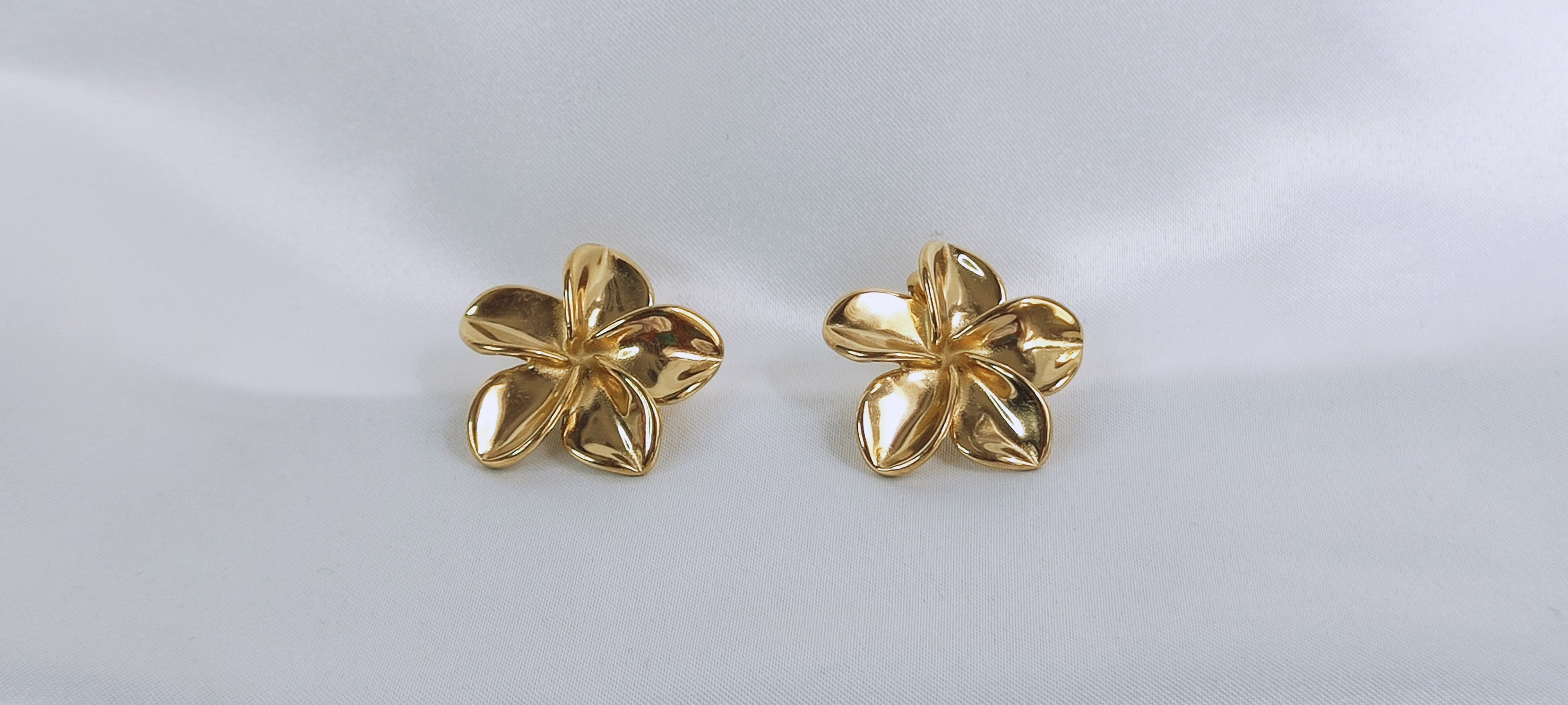 Boucles d'oreilles "Frangipane"